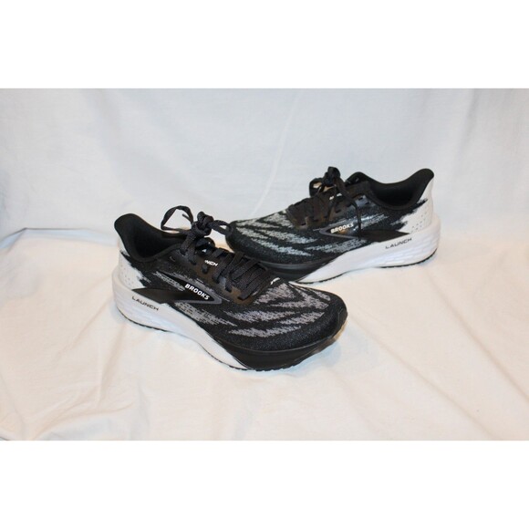Brooks Men\'s Launch 11 Running Athletic Sneakers Black White NEW SZ 13